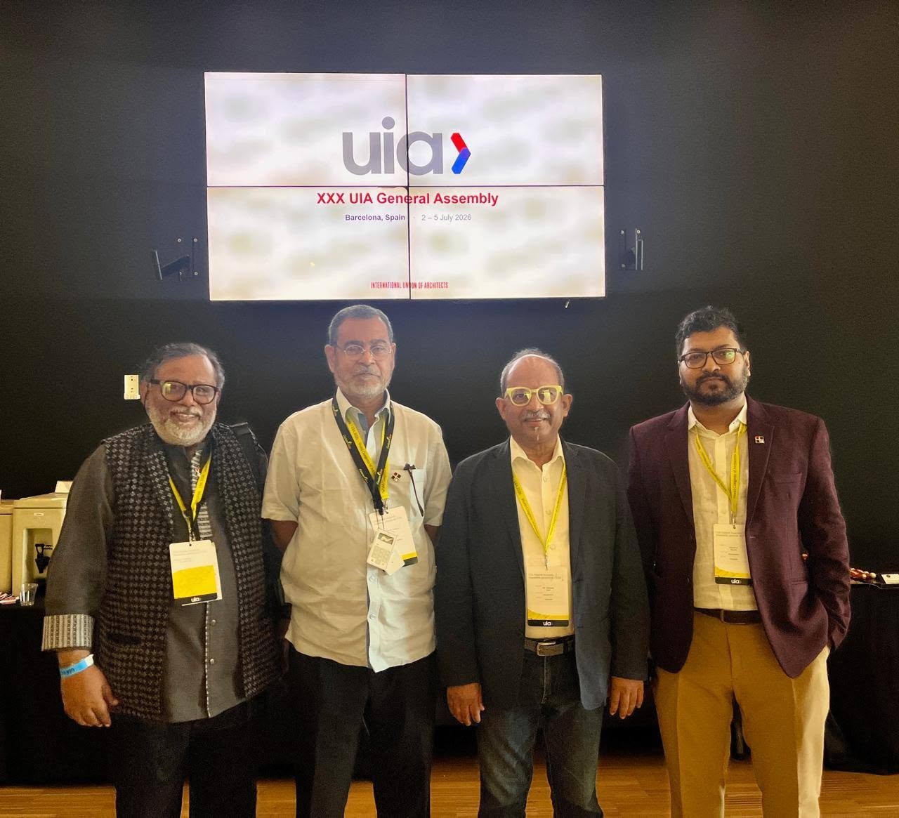 An official delegation from the IAB represented the nation at the XXX General Assembly of the UIA